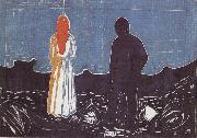 Edvard Munch Alone oil painting